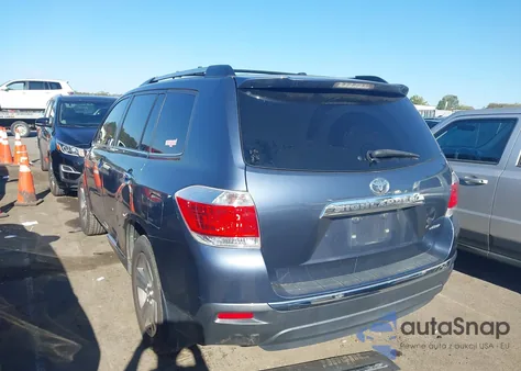 2013 Toyota Highlander Limited V6 from USA, damaged, VIN 5TDDK3EH9DS209185